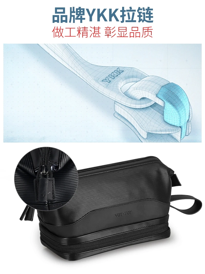 

Men Business Toiletry Bag Organizer Packaging Travel Storage Bag Portable Waterproof Purse Organizador Home Storage EB50SN