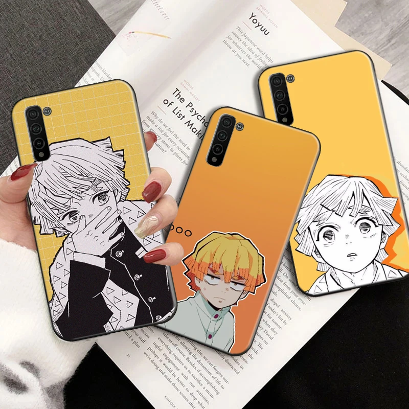 

Demon Slayer Hot Anime Phone Case For Huawei Honor 10 V10 10i 10Lite 10XLite V20 20i Agatsuma Zenitsu Funda Back Cove Soft TPU