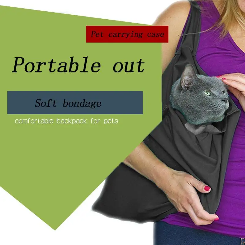 

Pet Cat Breathable Outdoor Travel Shoulder Bag Sling Carrier For Puppy, Cats, Hands Free Shoulder Pet Pouch Tote
