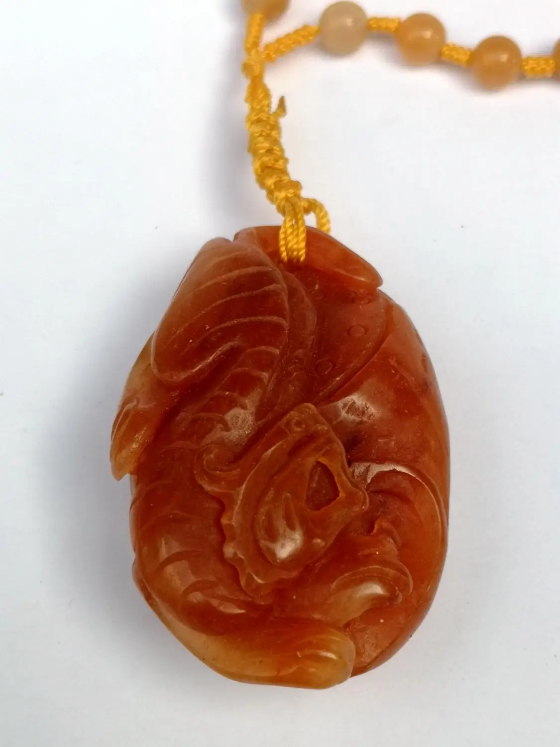 

YIZHU CULTUER ART 100% натуральный ручной резной китайский нефрит ожерелье кулон Благоприятный Зодиак тигр безделушка подарок