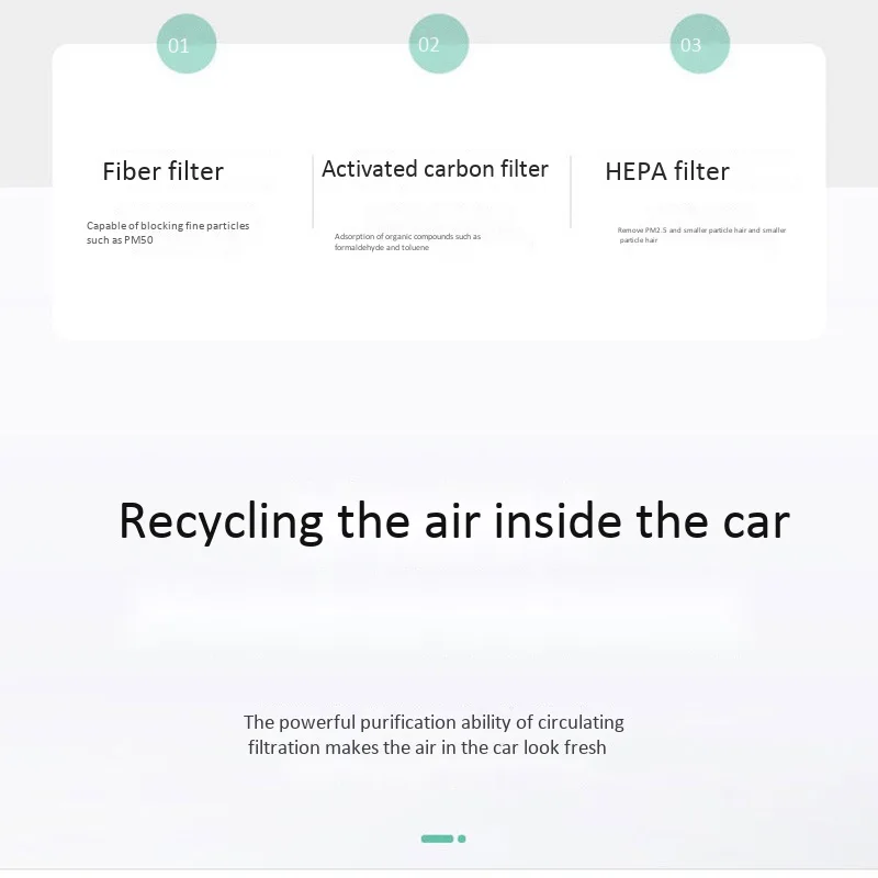 Автомобильный воздушный очиститель многослойный Композитный фильтр ионные