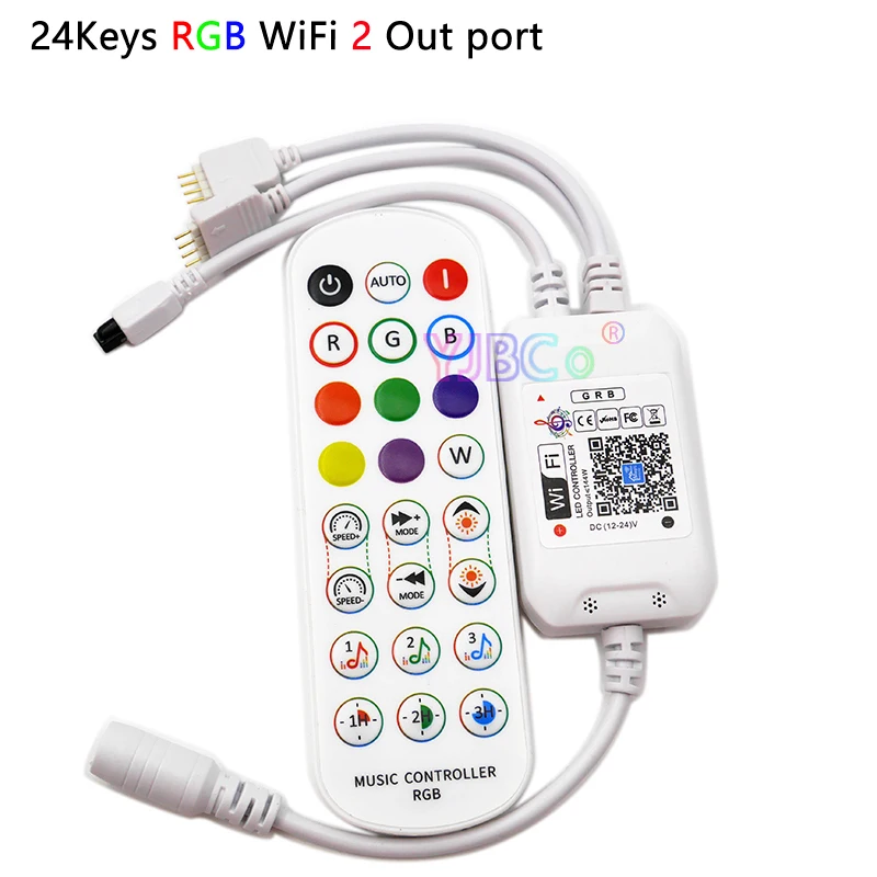 Светодиодный контроллер Magic Home Wi-Fi Одноцветный RGB RGBW CCT 5 в постоянного тока 12 В 24