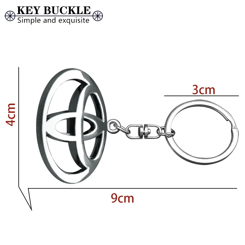 1 шт. модный автомобильный Стайлинг серебристые модели логотипов для Toyota Prado Auris