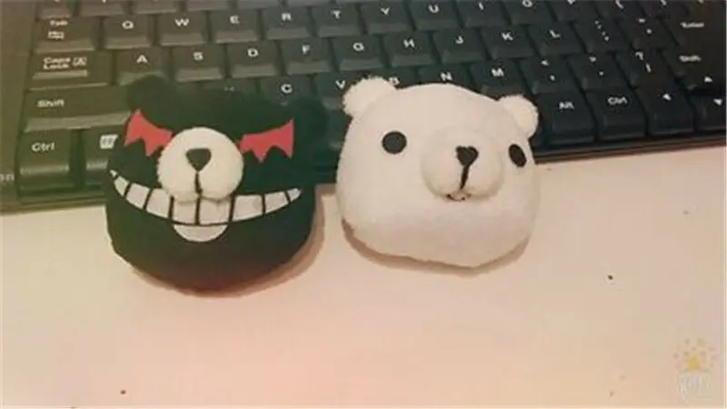 Dangan Ronpa джунко эношима Mono Kuma шпильки с медвежонком заколка для волос кроликом Cosplay