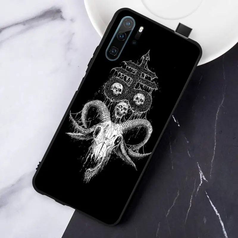 

Pentagram 666 Demonic Satanic Phone Case For Huawei honor Mate P 10 20 30 40 Pro 10i 9 10 20 8 x Lite