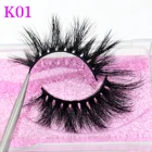 Норковые ресницы Visofree, 3D норковые ресницы, густые, ручной работы, полная полоска, без тестирования на животных, норковые ресницы, Длинные Накладные ресницы для макияжа K01