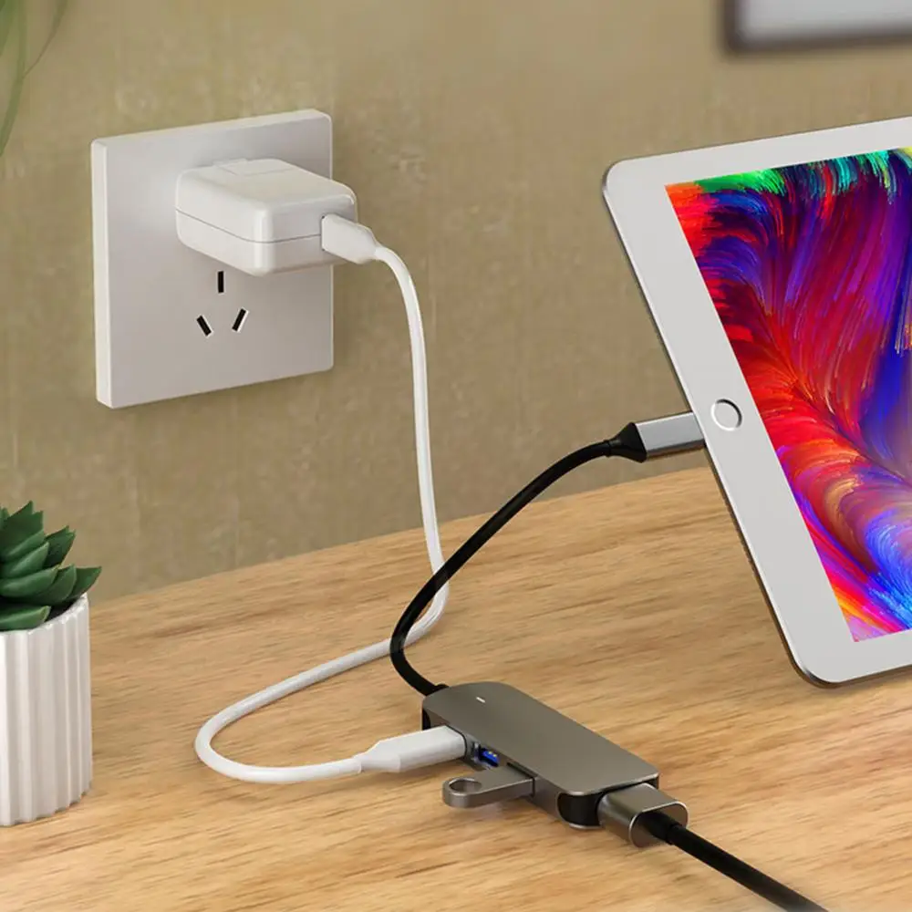 новый thunderbolt 3 4 in1 usb c к hdmi совместимого а