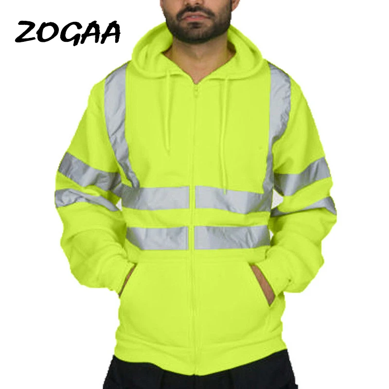 

ZOGAA Hoodies Men Hot Sale Men's Hooded Tops Outdoor Sweater Casual Trendy Streetwear Personality Large Size Cardigan Tracksuits