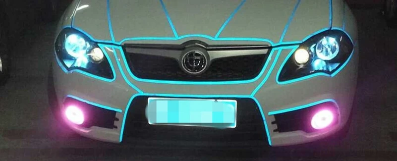 EEMRKE для блеск BS2 FRV 2011-2015 светодиодный Ангел глаз DRL Дневной светильник H11 55W