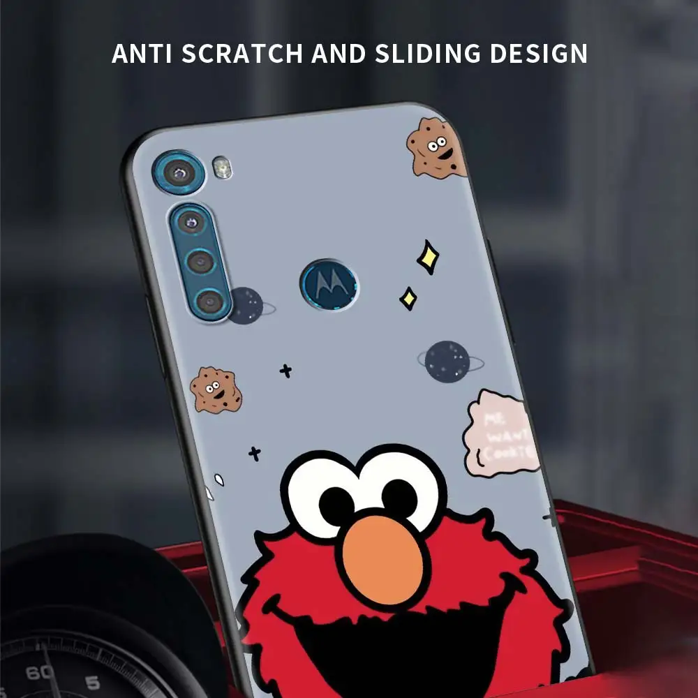 Silicone Case for Motorola G9 Play One Fusion G8 Power Lite G10 G30 Edge Plus E6s G Stylus Soft Coque Cute Monsters