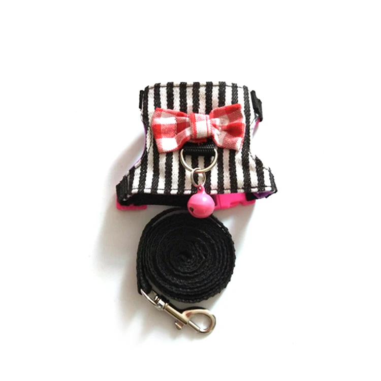 Полосатый лук Шиншилла хомяк маленький питомец белка мультяшный жилет одежда со