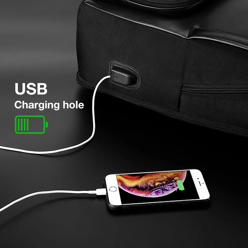 LAORENTOU мужской рюкзак с защитой от кражи для ноутбука мужская дорожная сумка