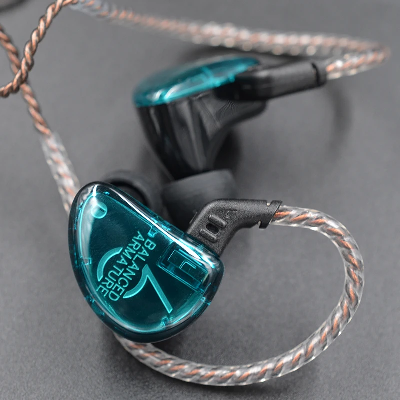 KZ AS06 3BA наушники для ушей 3 сбалансированные арматурные съемные отсоединить 2PIN