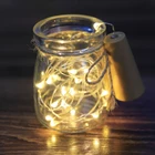 Houkiper Горячая 10 LED 2018 Солнечная струнная лампа креативная пробка для бутылки DIY лампа для бара Свадьба Рождество декоративные огни цепь