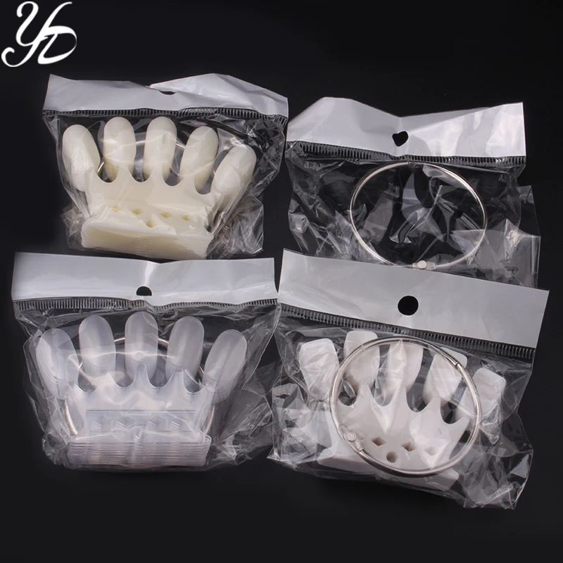 50 шт. прозрачные/натуральные накладные ногти УФ-Гель-лак цветной дисплей