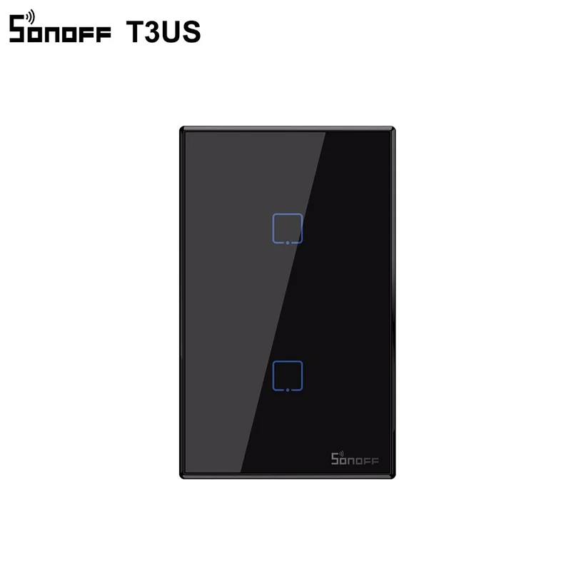 SONOFF T3 TX US/EU/UK 433 RF Control 1/2/3 Gang Basic Smart Home Wifi Touch Wall Light Switch Work With Alexa Google | Электроника