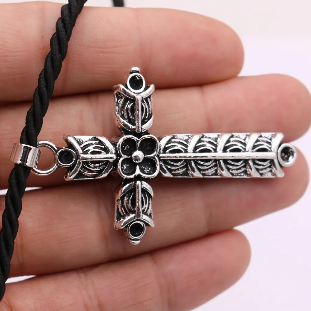 Амулет ожерелье-двухсторонний колье с кулоном в стиле викингов крест ателстана