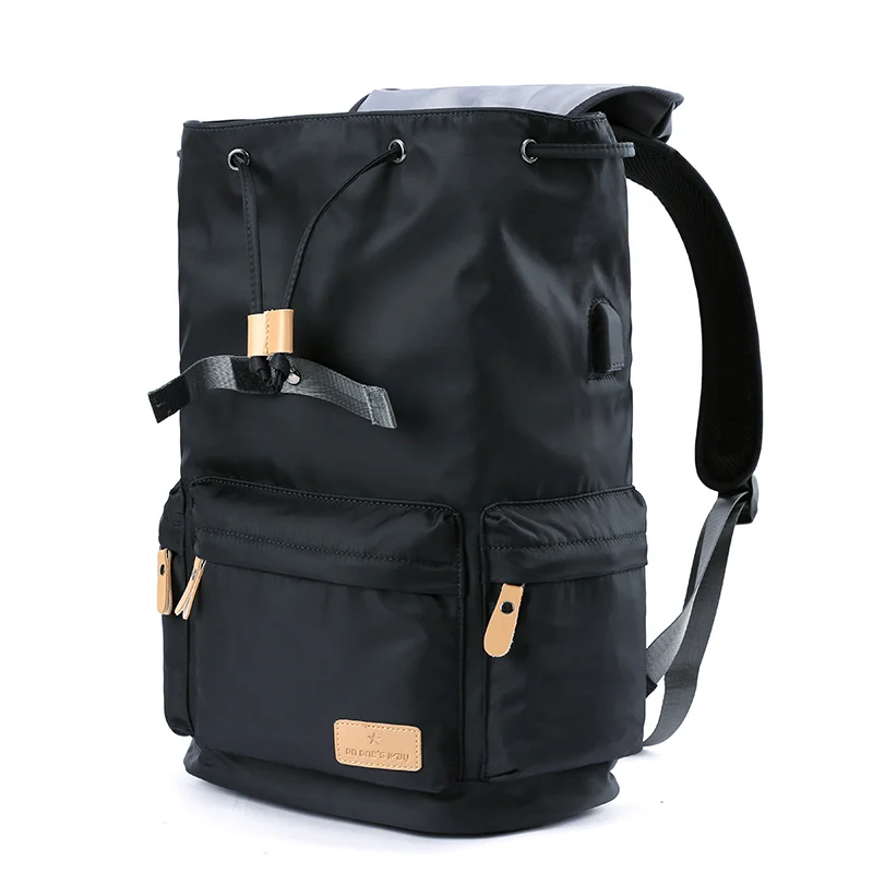 tanghao canvas backpack unisex vintage casual rucksack 14inch laptop backpack w usb charging port schoolbag student mochia free global shipping
