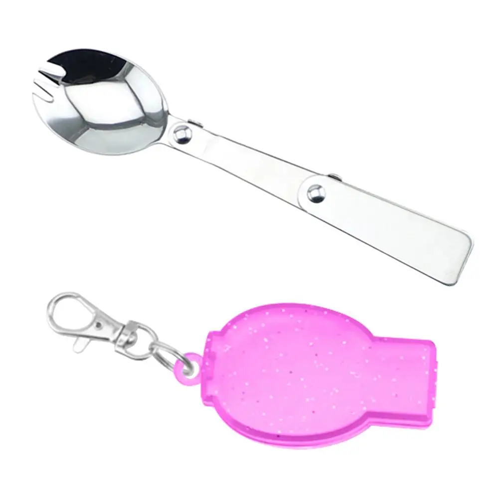 Портативный Нержавеющая сталь путешествия комплект столовых приборов столовые