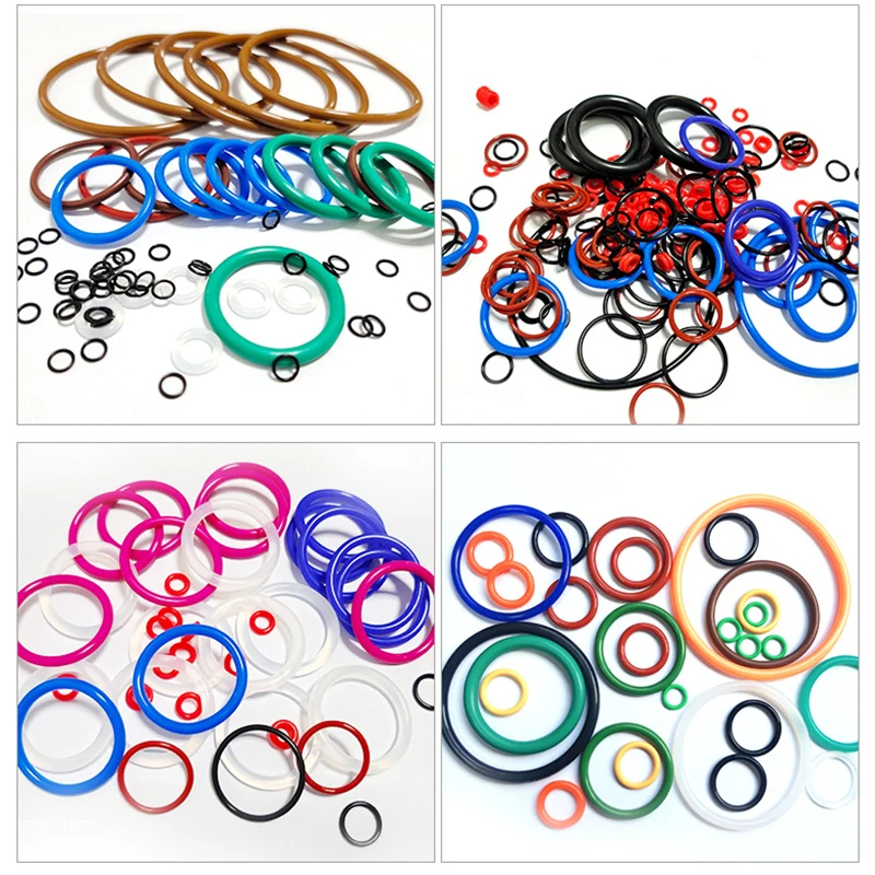 20pcs VMQ O Ring Seal Gasket Thickness CS 3mm For OD 10~70mm Silicone Rubber Insulated Waterproof Washer Round Shape Nontoxi Red |