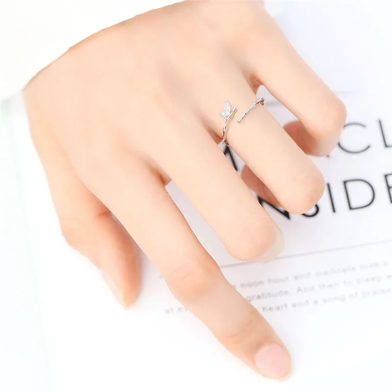 

Luxury Finger Rings Thumb Fashion Elegant Dainty 925 Sterling Silver Ring For Women Korean Statement Jewelry Engagement Anel