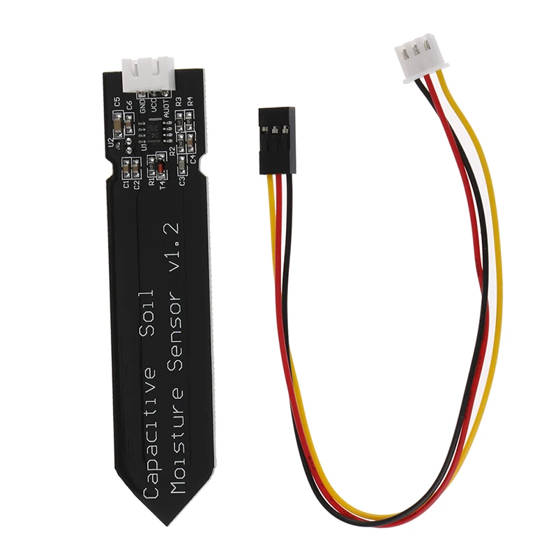 

Capacitive Soil Moisture Sensor Not Easy To Corrode Wide Voltage Wire For Arduino