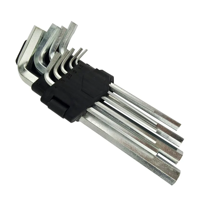 Высококачественный шестигранный ключ 9 шт. плоский торцевой гаечный