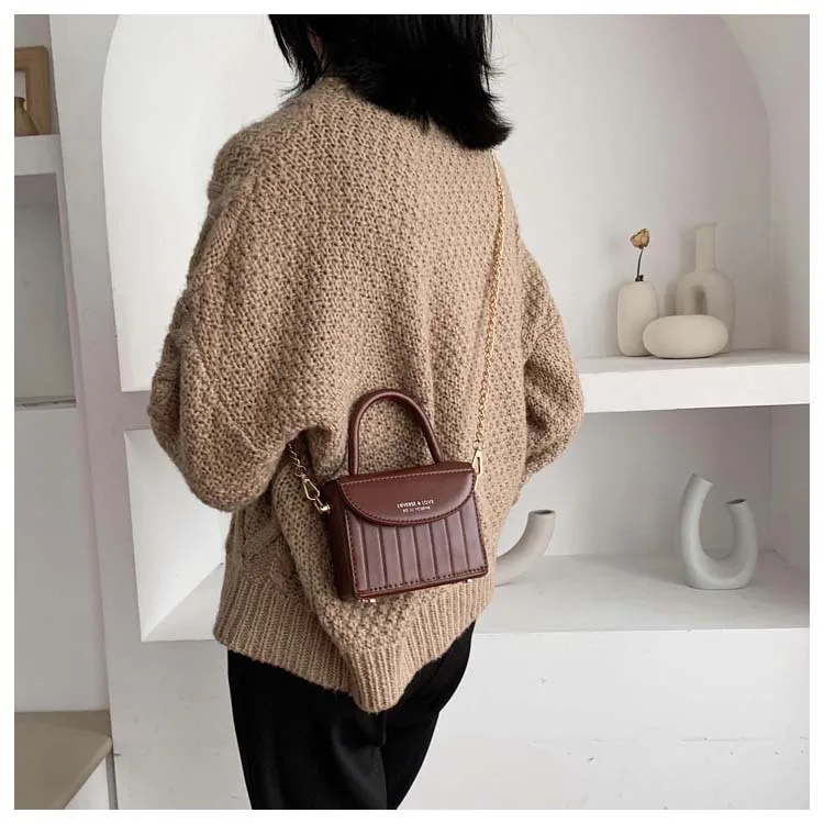 Женская сумка новинка 2020 трендовая винтажная брендовая через плечо с ручками