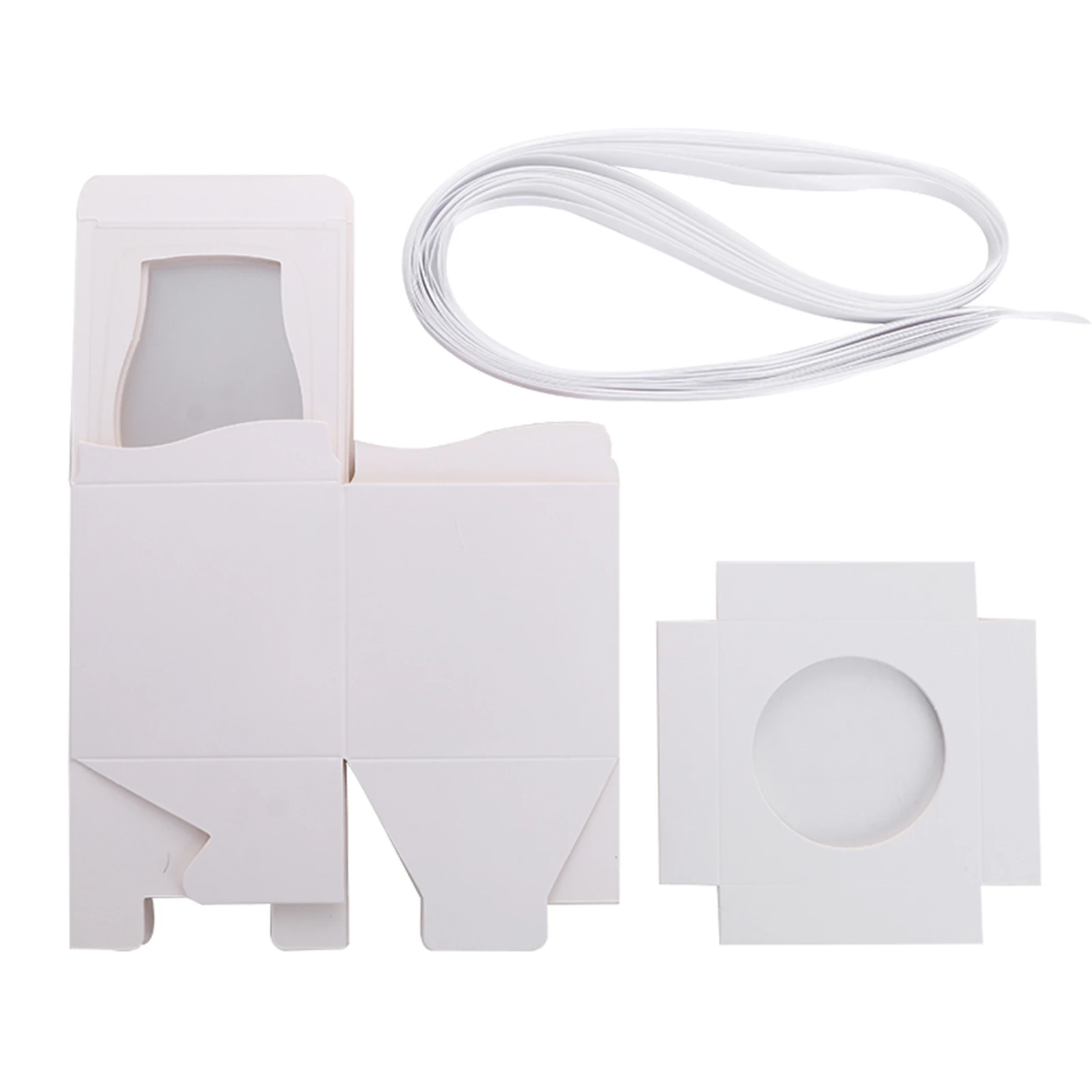 Подарочная коробка бумажная поделка 9*9*9 см фотобумага с вставкой и ленточным