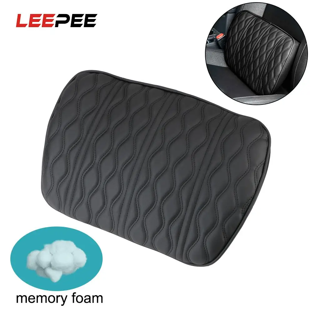 

Leather Embroidered Car Headrest Pillow Memory Foam Relieve Pain Auto Neck Rest Headrest Cushion Seat Pillow Lumbar Cushion