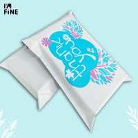 100pcs 1730cm small courier bags thank you white self seal adhesive storage bag plastic poly envelope mailer postal mailing bag