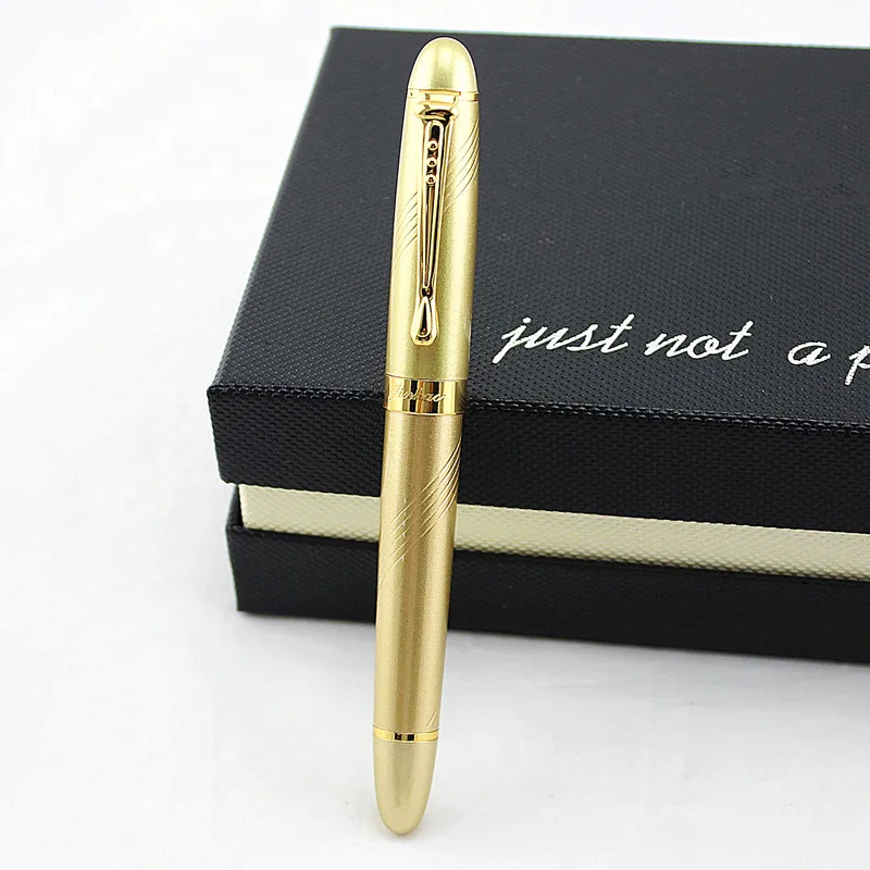 Jinhao X450 классический толстый корпус 1,0 мм изогнутое перо каллиграфия ручка высокого качества металлическая перьевая ручка Роскошные чернила подарочные ручки для письма - Цвет: E