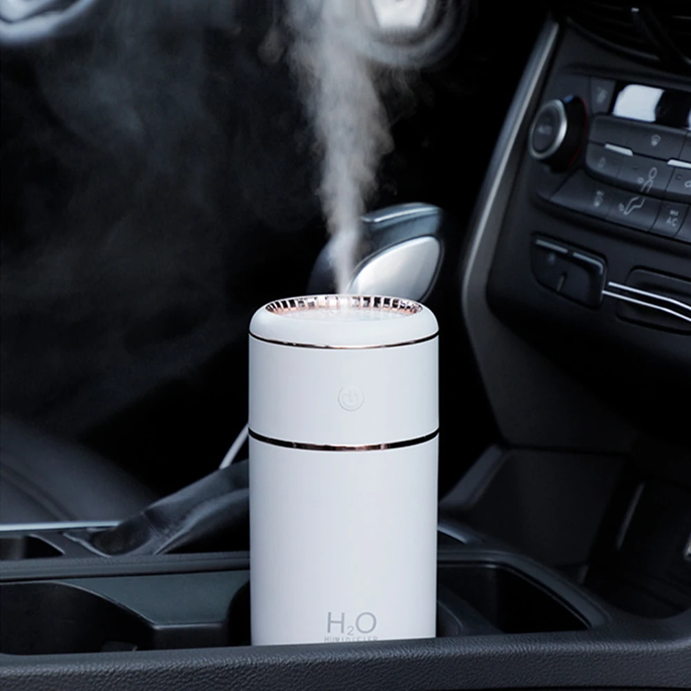 

350ml Capacity USB Rechargeable Air Humidifier Colorful Lights Car Office Aromatherapy Essential Oil Diffuser Home Humidifier