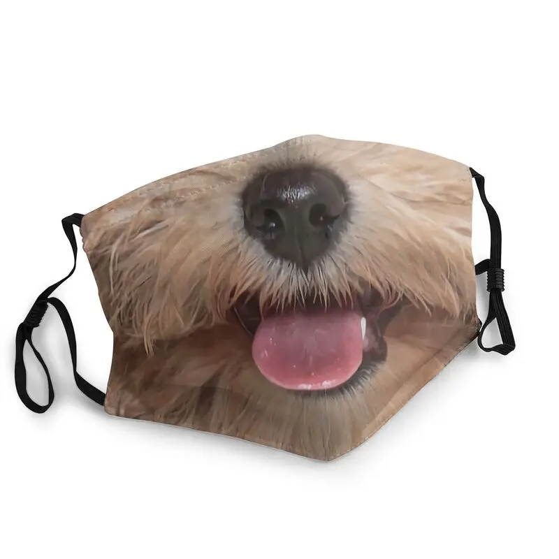 

Миниатюрная маска пуделя Пылезащитная дышащая 3D маска для любителей собак защитная маска унисекс Респиратор маска для рта