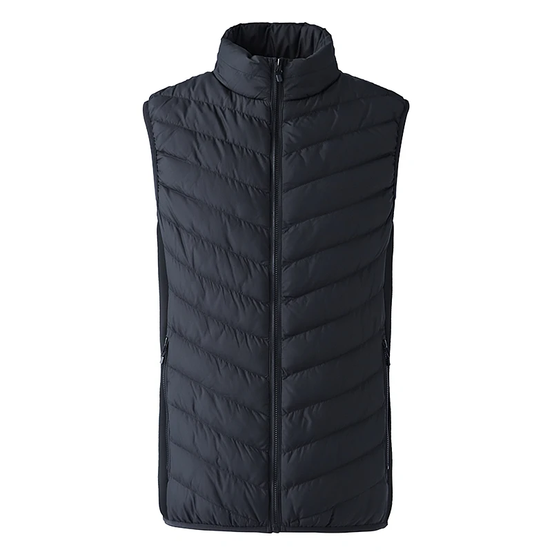 

Brand 2019 New Spring Autumn Sleeveless Jacket for Men Fashion Warm Male Winter Vest Light Plus Size Mens Work Vests