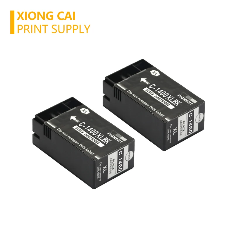 Черные картриджи XiongCai совместимые с принтерами Canon PGI 1400 MAXIFY MB2040 MB2340 MB2140 MB2740 PGI1400 XL