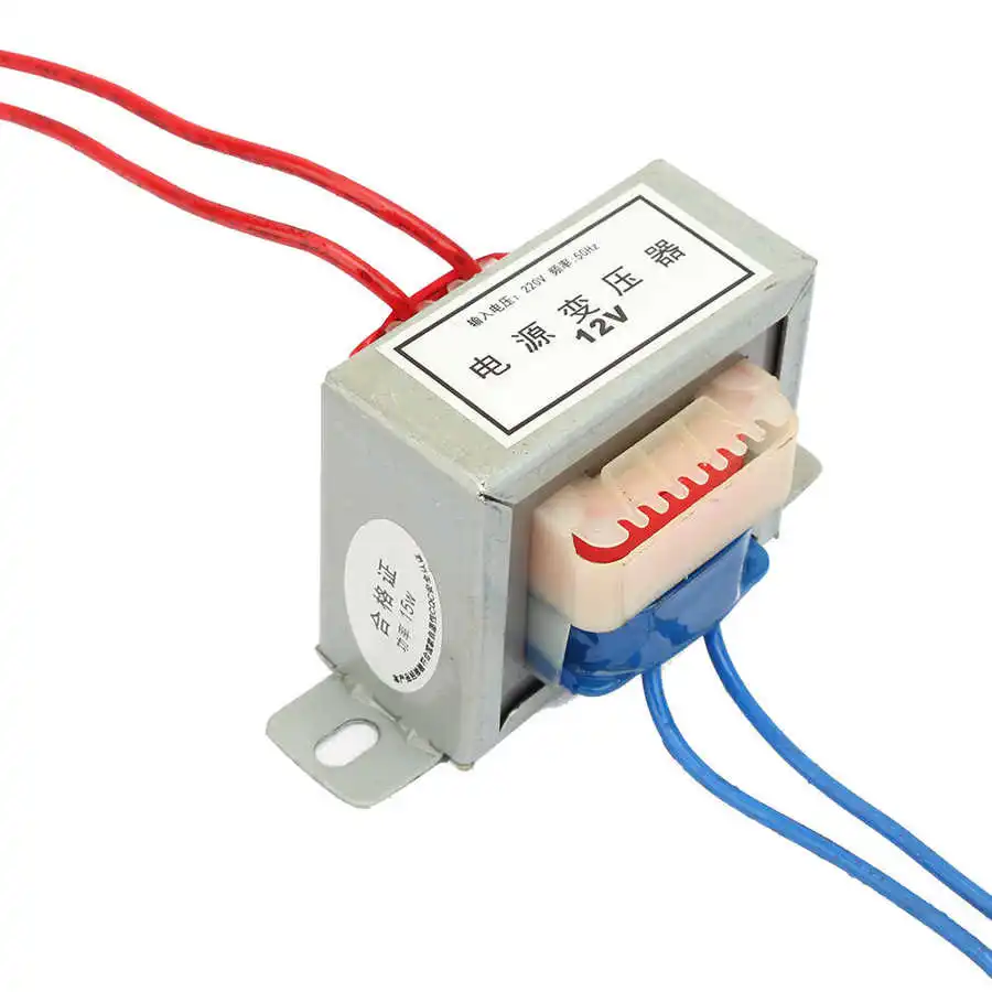 

AC EI Single Power Transformer 12V/24V Output Voltage 15W Input 220V 50Hz