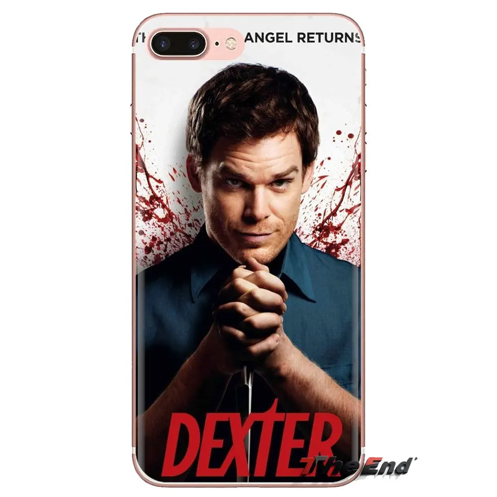 Dexter Images Wallpapers Soft Transparent Cases Covers For iPod Touch Apple iPhone 4 4S 5 5S SE 5C 6 6S 7 8 X XR XS Plus MAX |