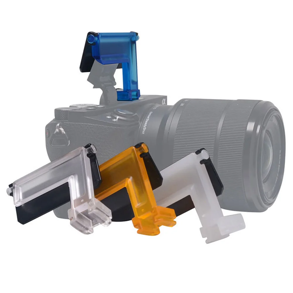 4 шт. Рассеиватель Вспышки отражатель для камеры Мини фотография комплект