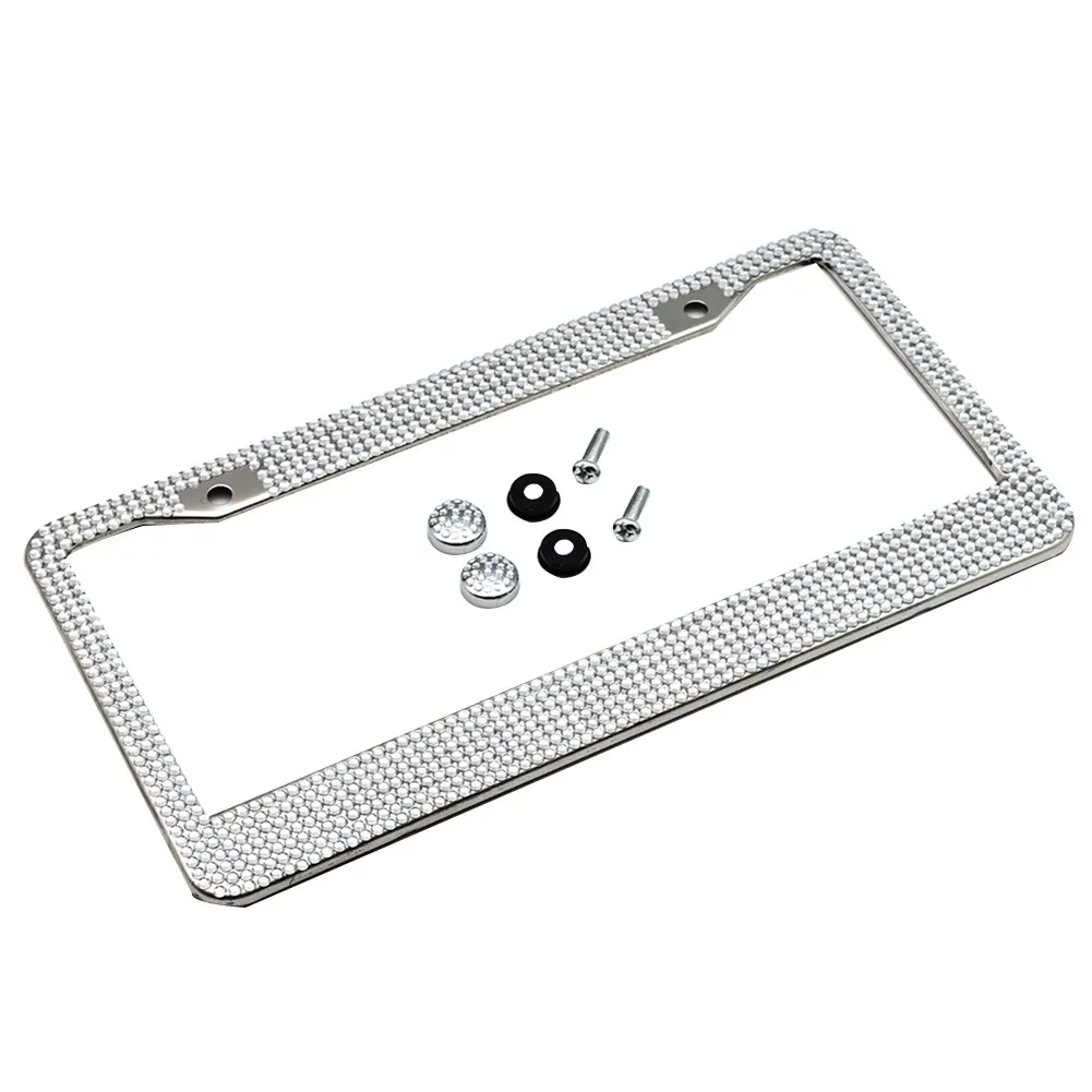 Креативные высококачественные блестящие стразы рамка для номерного знака