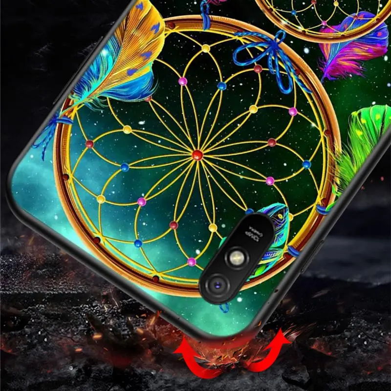 

Wind Chime Dream Love For Xiaomi Redmi 9 9C 9A 9I 9T 10X 8A 8 7A 7 6A 6 5 S2 Y3 Y2 K30 Ultra K20 Pro Black Phone Case
