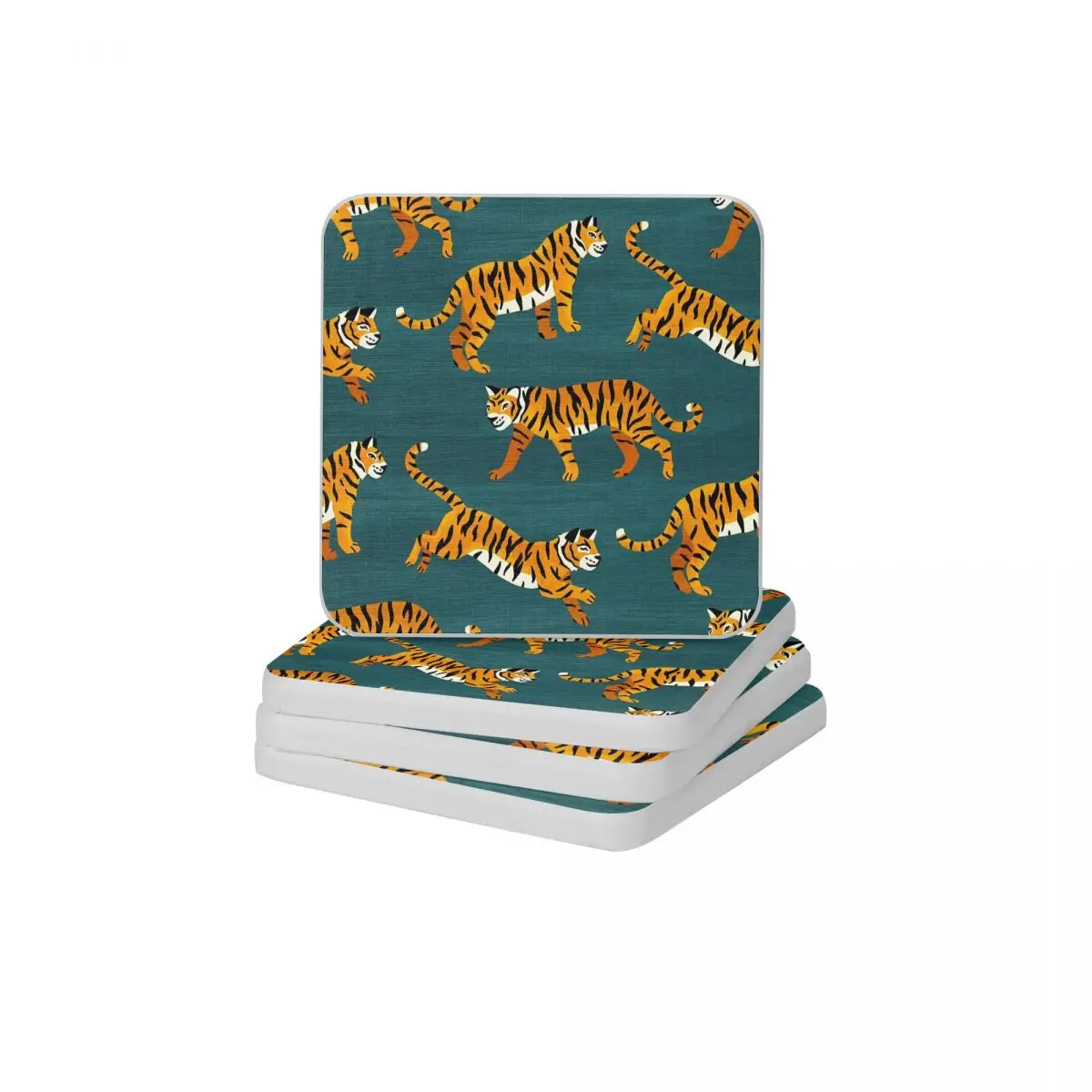 

Bengal Tigers Navy Diatomite Square Round Shape Coaster Non-slip Cup Bonsai Mat Soap Toothbrush Pad Wholesale 10x10cm