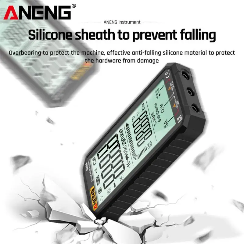 

ANENG Digital Automatic Multimeter 4.7 Inch LCD AC/DC Voltage Ohm Amp Meter Tester for Automotive Car Home Improvement