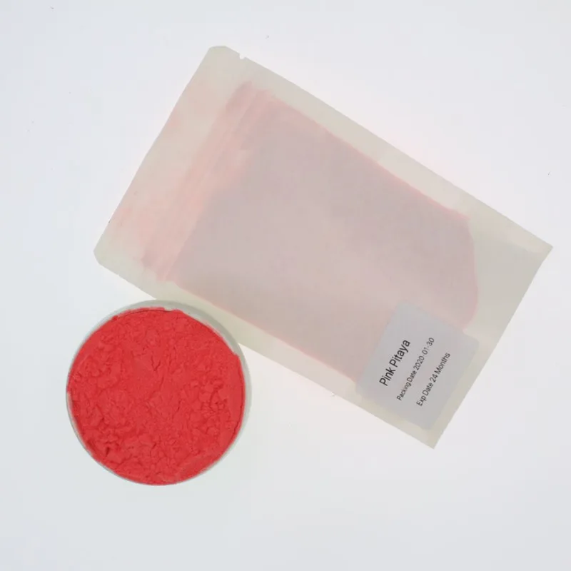 Естественный окрашивающий розовый порошок питаи красный дракон фруктовый