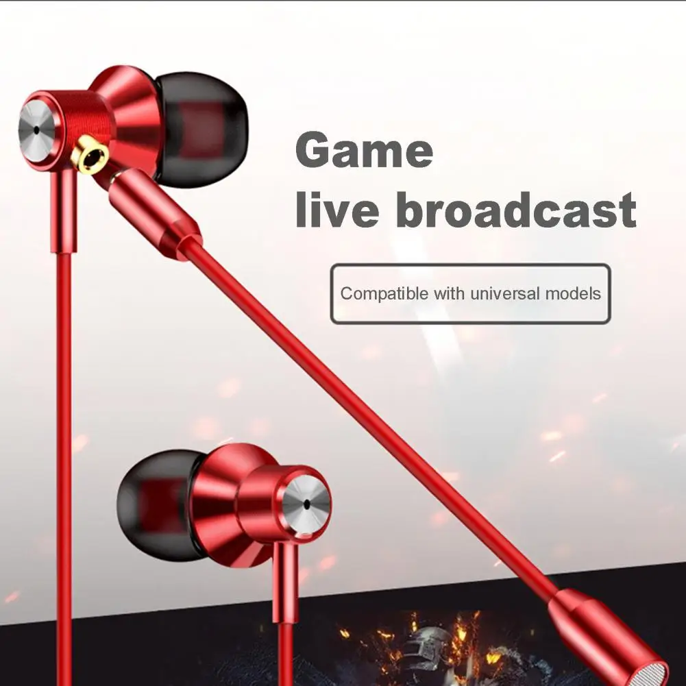 

Universal Wired headset In-Ear Fresh 3.5mm Wire Control Earphone 1.2m Music Stereo Mic Gaming Headset