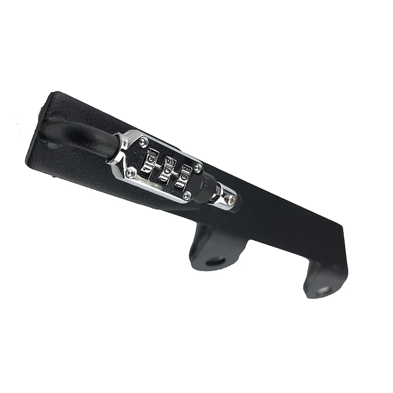 Мотоциклетный шлем замок Пароль Крепление крюк черная сторона Противоугонная