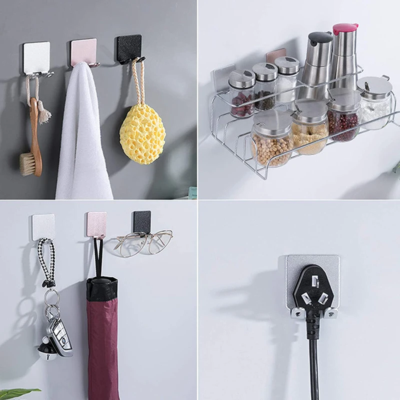 

1pcs Punch Free Razor Holder 304 Stainless Steel Shaving Shaver Shelf Storage Hook Bathroom Viscose Razor Hook Storage Rack
