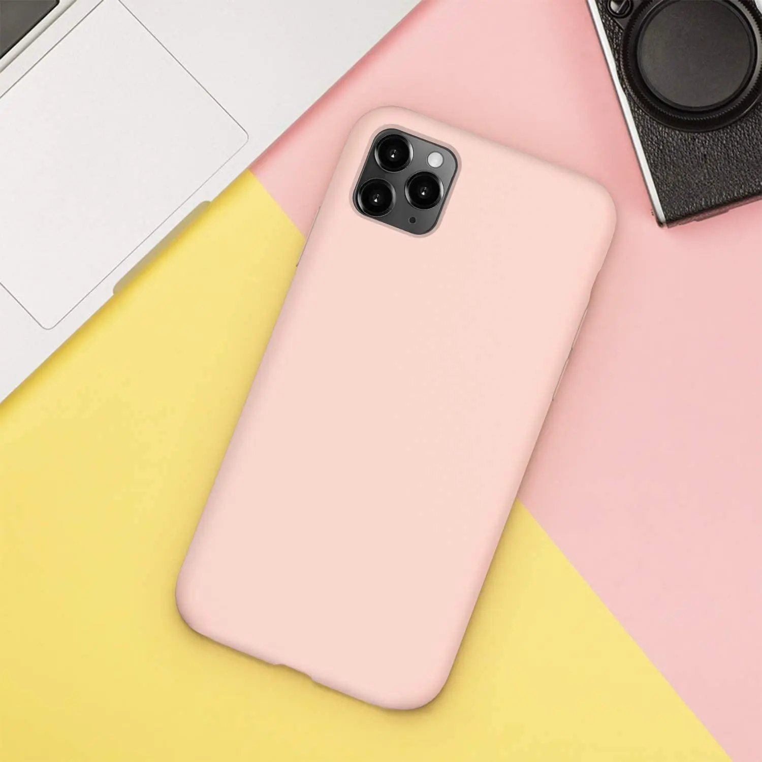 EasyAcc силиконовый чехол для iPhone 11 Pro Max с защитой экрана тонкий жидкий мягкий