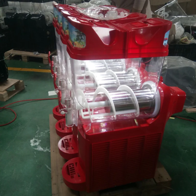 LEIBIN 4 tank Slush машина 15L ледяной Slusher 830 Вт для таяния снега смузи коммерческий |