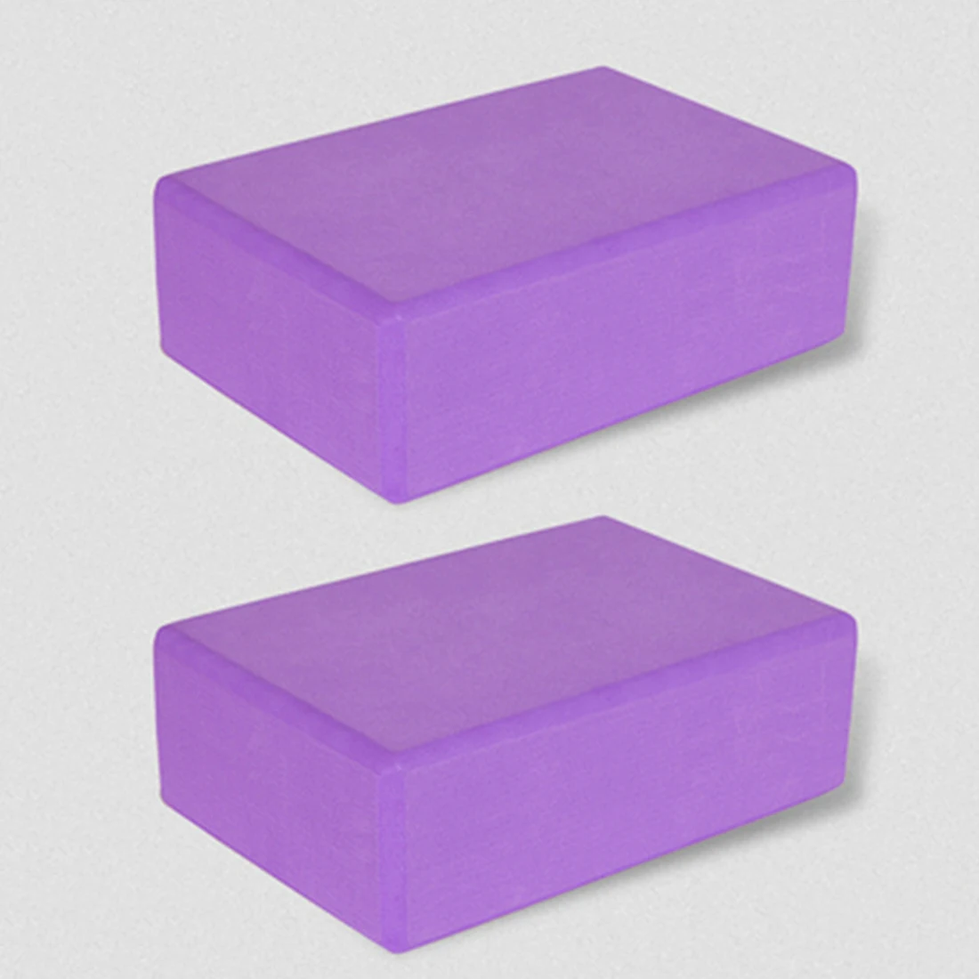 

2pcs Yoga Block EVA Foam Brick Stretching Aid Gym Pilates For Exercise Fitness 23 * 15 * 7.6cm Soft EVA